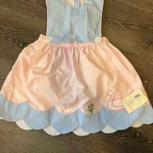 The Beaufort Bonnet Company swan dress 3t